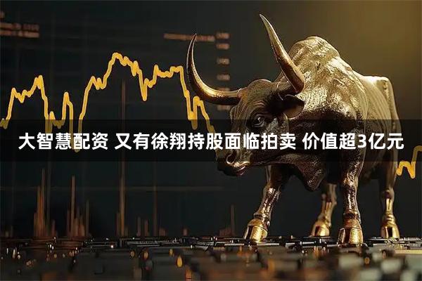 大智慧配资 又有徐翔持股面临拍卖 价值超3亿元