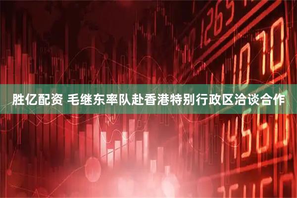 胜亿配资 毛继东率队赴香港特别行政区洽谈合作
