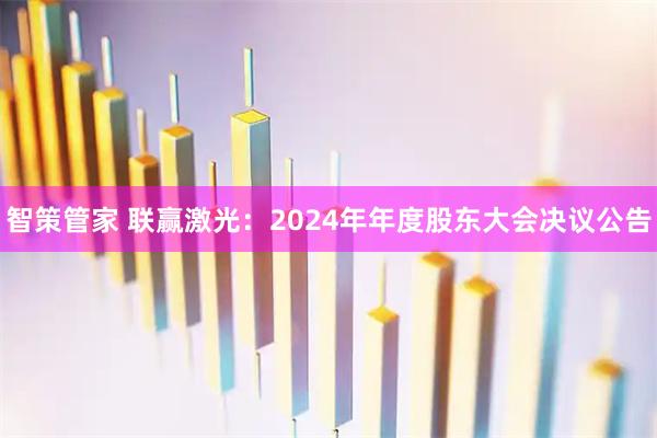 智策管家 联赢激光：2024年年度股东大会决议公告